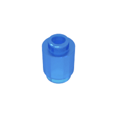 Brick Round 1 x 1 Open Stud #3062 Brick Round 1 x 1 Open Stud #3062 - 150-Trans Dark Blue Lego Block Sets Alternative