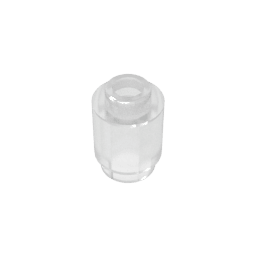 Brick Round 1 x 1 Open Stud #3062 Brick Round 1 x 1 Open Stud #3062 - 180-Trans Clear Lego Block Sets Alternative