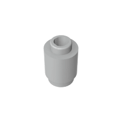 Brick Round 1 x 1 Open Stud #3062 Brick Round 1 x 1 Open Stud #3062 - 71-Light Bluish Gray Lego Block Sets Alternative