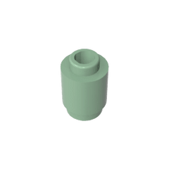 Brick Round 1 x 1 Open Stud #3062 Brick Round 1 x 1 Open Stud #3062 - 48-Sand Green Lego Block Sets Alternative