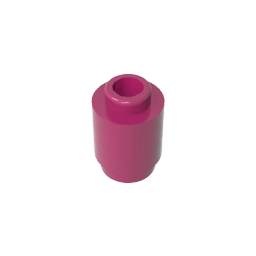 Brick Round 1 x 1 Open Stud #3062 Brick Round 1 x 1 Open Stud #3062 - 13-Magenta Lego Block Sets Alternative