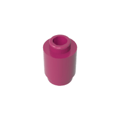 Brick Round 1 x 1 Open Stud #3062 Brick Round 1 x 1 Open Stud #3062 - 13-Magenta Lego Block Sets Alternative