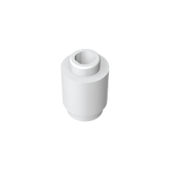 Brick Round 1 x 1 Open Stud #3062 Brick Round 1 x 1 Open Stud #3062 - 91-White Lego Block Sets Alternative