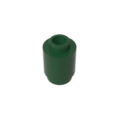 Brick Round 1 x 1 Open Stud #3062 Brick Round 1 x 1 Open Stud #3062 - 47-Dark Green Lego Block Sets Alternative