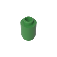 Brick Round 1 x 1 Open Stud #3062 Brick Round 1 x 1 Open Stud #3062 - 40-Green Lego Block Sets Alternative