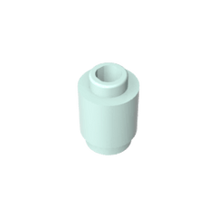 Brick Round 1 x 1 Open Stud #3062 Brick Round 1 x 1 Open Stud #3062 - 45-Light Aqua Lego Block Sets Alternative