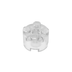 Brick Round 2 x 2 with Axle Hole #6143 Brick Round 2 x 2 with Axle Hole #6143 - 180-Trans Clear Lego Block Sets Alternative