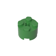 Brick Round 2 x 2 with Axle Hole #6143 Brick Round 2 x 2 with Axle Hole #6143 - 40-Green Lego Block Sets Alternative