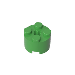 Brick Round 2 x 2 with Axle Hole #6143 Brick Round 2 x 2 with Axle Hole #6143 - 43-Bright Green Lego Block Sets Alternative