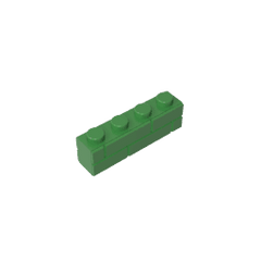 Brick Special 1 x 4 with Masonry Brick Profile #15533 Brick Special 1 x 4 with Masonry Brick Profile #15533 - 40-Green Lego Block Sets Alternative