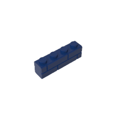 Brick Special 1 x 4 with Masonry Brick Profile #15533 Brick Special 1 x 4 with Masonry Brick Profile #15533 - 55-Dark Blue Lego Block Sets Alternative