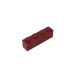 Brick Special 1 x 4 with Masonry Brick Profile #15533 Brick Special 1 x 4 with Masonry Brick Profile #15533 - 14-Dark Red Lego Block Sets Alternative