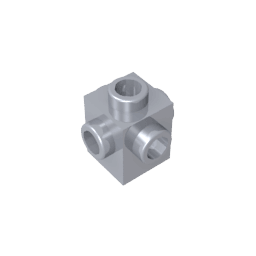 Brick Special 1 x 1 Studs on 4 Sides #4733 Brick Special 1 x 1 Studs on 4 Sides #4733 - 73-Flat Silver Lego Block Sets Alternative