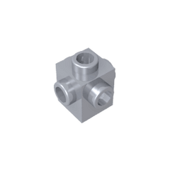 Brick Special 1 x 1 Studs on 4 Sides #4733 Brick Special 1 x 1 Studs on 4 Sides #4733 - 73-Flat Silver Lego Block Sets Alternative