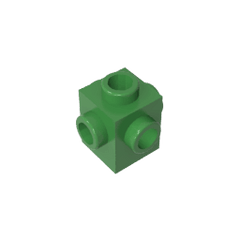 Brick Special 1 x 1 Studs on 4 Sides #4733 Brick Special 1 x 1 Studs on 4 Sides #4733 - 40-Green Lego Block Sets Alternative