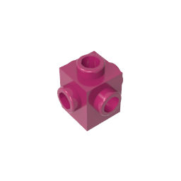 Brick Special 1 x 1 Studs on 4 Sides #4733 Brick Special 1 x 1 Studs on 4 Sides #4733 - 13-Magenta Lego Block Sets Alternative