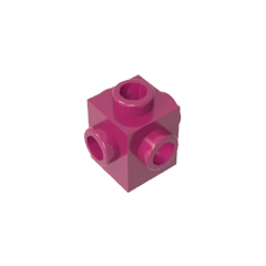 Brick Special 1 x 1 Studs on 4 Sides #4733 Brick Special 1 x 1 Studs on 4 Sides #4733 - 13-Magenta Lego Block Sets Alternative