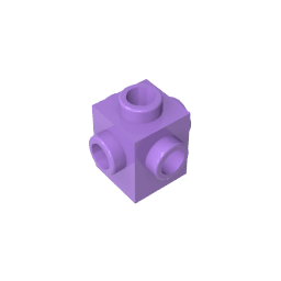 Brick Special 1 x 1 Studs on 4 Sides #4733 Brick Special 1 x 1 Studs on 4 Sides #4733 - 62-Medium Lavender Lego Block Sets Alternative