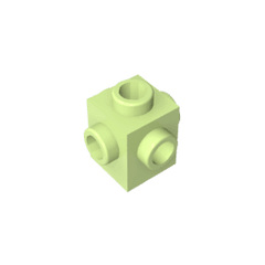 Brick Special 1 x 1 Studs on 4 Sides #4733 Brick Special 1 x 1 Studs on 4 Sides #4733 - 44-Yellowish Green Lego Block Sets Alternative