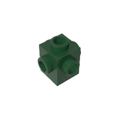 Brick Special 1 x 1 Studs on 4 Sides #4733 Brick Special 1 x 1 Studs on 4 Sides #4733 - 47-Dark Green Lego Block Sets Alternative