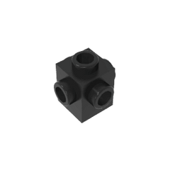 Brick Special 1 x 1 Studs on 4 Sides #4733 Brick Special 1 x 1 Studs on 4 Sides #4733 - 80-Black Lego Block Sets Alternative