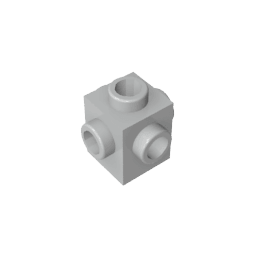 Brick Special 1 x 1 Studs on 4 Sides #4733 Brick Special 1 x 1 Studs on 4 Sides #4733 - 71-Light Bluish Gray Lego Block Sets Alternative