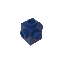 Brick Special 1 x 1 Studs on 4 Sides #4733 Brick Special 1 x 1 Studs on 4 Sides #4733 - 55-Dark Blue Lego Block Sets Alternative