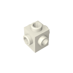Brick Special 1 x 1 Studs on 4 Sides #4733 Brick Special 1 x 1 Studs on 4 Sides #4733 - 90-White Lego Block Sets Alternative