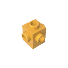 Brick Special 1 x 1 Studs on 4 Sides #4733 Brick Special 1 x 1 Studs on 4 Sides #4733 - 36-Bright Light Orange Lego Block Sets Alternative