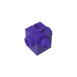 Brick Special 1 x 1 Studs on 4 Sides #4733 Brick Special 1 x 1 Studs on 4 Sides #4733 - 60-Dark Purple Lego Block Sets Alternative