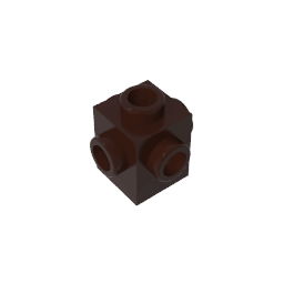 Brick Special 1 x 1 Studs on 4 Sides #4733 Brick Special 1 x 1 Studs on 4 Sides #4733 - 82-Dark Brown Lego Block Sets Alternative