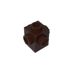 Brick Special 1 x 1 Studs on 4 Sides #4733 Brick Special 1 x 1 Studs on 4 Sides #4733 - 82-Dark Brown Lego Block Sets Alternative