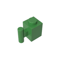 Brick Special 1 x 1 with Handle #2921 Brick Special 1 x 1 with Handle #2921 - 40-Green Lego Block Sets Alternative