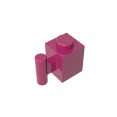 Brick Special 1 x 1 with Handle #2921 Brick Special 1 x 1 with Handle #2921 - 13-Magenta Lego Block Sets Alternative