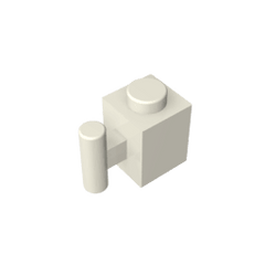 Brick Special 1 x 1 with Handle #2921 Brick Special 1 x 1 with Handle #2921 - 90-White Lego Block Sets Alternative