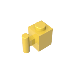Brick Special 1 x 1 with Handle #2921 Brick Special 1 x 1 with Handle #2921 - 30-Yellow Lego Block Sets Alternative