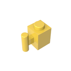 Brick Special 1 x 1 with Handle #2921 Brick Special 1 x 1 with Handle #2921 - 30-Yellow Lego Block Sets Alternative