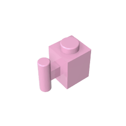 Brick Special 1 x 1 with Handle #2921 Brick Special 1 x 1 with Handle #2921 - 11-Bright Pink Lego Block Sets Alternative