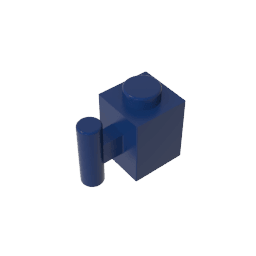 Brick Special 1 x 1 with Handle #2921 Brick Special 1 x 1 with Handle #2921 - 55-Dark Blue Lego Block Sets Alternative