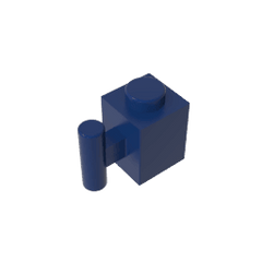 Brick Special 1 x 1 with Handle #2921 Brick Special 1 x 1 with Handle #2921 - 55-Dark Blue Lego Block Sets Alternative