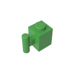 Brick Special 1 x 1 with Handle #2921 Brick Special 1 x 1 with Handle #2921 - 43-Bright Green Lego Block Sets Alternative