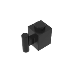 Brick Special 1 x 1 with Handle #2921 Brick Special 1 x 1 with Handle #2921 - 80-Black Lego Block Sets Alternative