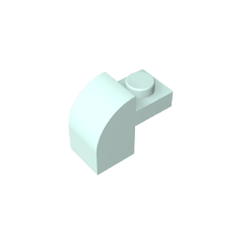 Brick Curved 1 x 2 x 1 1/3 with Curved Top #6091 Brick Curved 1 x 2 x 1 1/3 with Curved Top #6091 - 45-Light Aqua Lego Block Sets Alternative