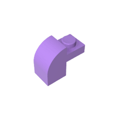 Brick Curved 1 x 2 x 1 1/3 with Curved Top #6091 Brick Curved 1 x 2 x 1 1/3 with Curved Top #6091 - 62-Medium Lavender Lego Block Sets Alternative