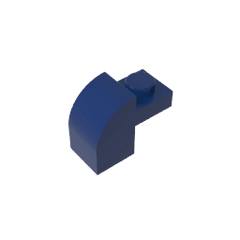 Brick Curved 1 x 2 x 1 1/3 with Curved Top #6091 Brick Curved 1 x 2 x 1 1/3 with Curved Top #6091 - 55-Dark Blue Lego Block Sets Alternative