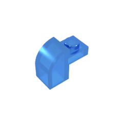 Brick Curved 1 x 2 x 1 1/3 with Curved Top #6091 Brick Curved 1 x 2 x 1 1/3 with Curved Top #6091 - 150-Trans Dark Blue Lego Block Sets Alternative
