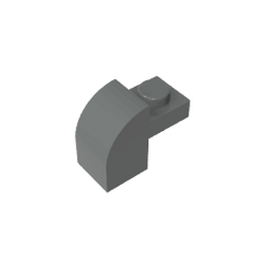 Brick Curved 1 x 2 x 1 1/3 with Curved Top #6091 Brick Curved 1 x 2 x 1 1/3 with Curved Top #6091 - 72-Dark Bluish Gray Lego Block Sets Alternative