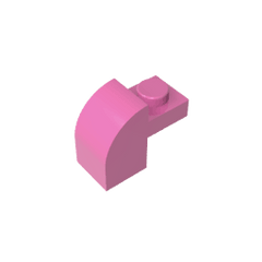 Brick Curved 1 x 2 x 1 1/3 with Curved Top #6091 Brick Curved 1 x 2 x 1 1/3 with Curved Top #6091 - 12-Dark Pink Lego Block Sets Alternative