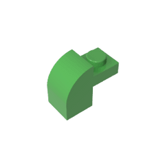 Brick Curved 1 x 2 x 1 1/3 with Curved Top #6091 Brick Curved 1 x 2 x 1 1/3 with Curved Top #6091 - 43-Bright Green Lego Block Sets Alternative