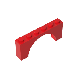 Brick Arch 1 x 6 x 2 – Thin Top without Reinforced Underside [New Version] #15254 Brick Arch 1 x 6 x 2 – Thin Top without Reinforced Underside [New Version] #15254 - 10-Red Lego Block Sets Alternative